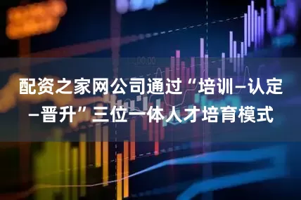 配资之家网公司通过“培训—认定—晋升”三位一体人才培育模式